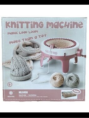 NEW SENTRO Knitting Machine 40 Needles Crochet DIY Board Rotating Machine 840A